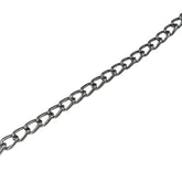 Mild Steel Chains (1 Meter) 5x3.5 MM Link Size For Jewellery Making Crafts Twist Silver Color